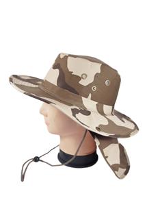 Ear Flap Boonie Bucket Hat-H1820-DESERT CAMOUFLAGE